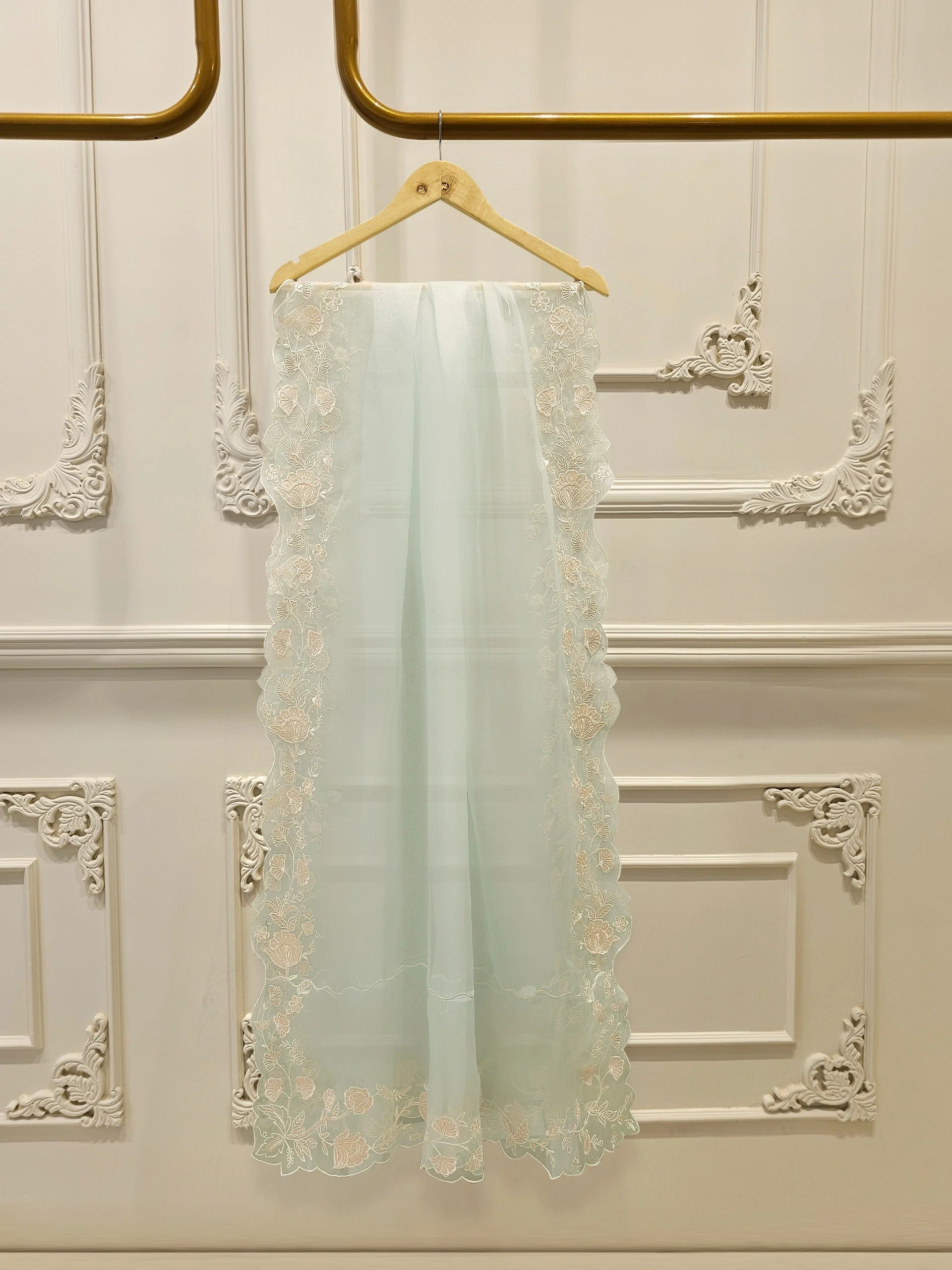 Agha Noor Stitched 3 Piece Pure Khaddi Silk S112074 J(99) - Image 7