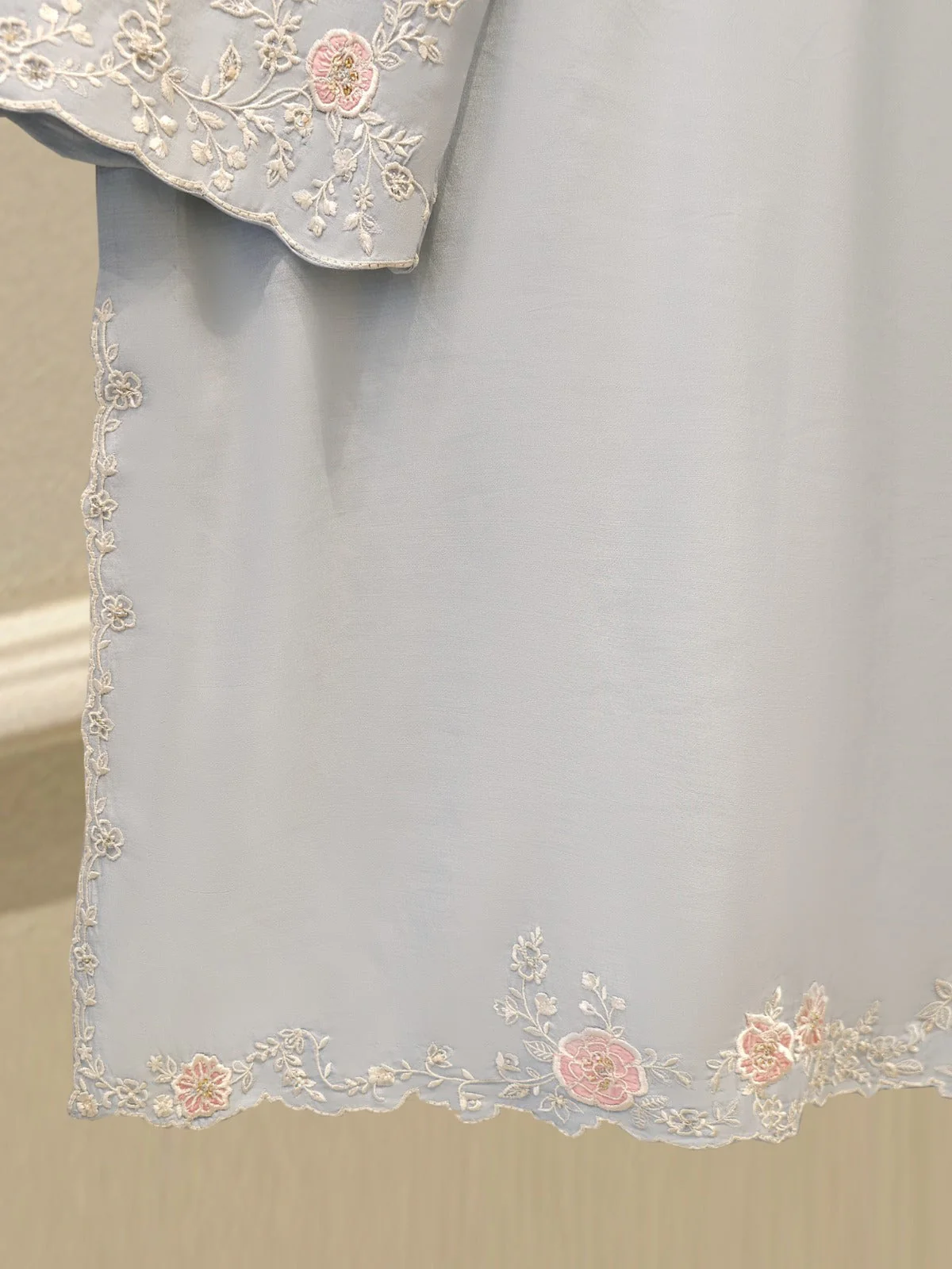 Agha Noor Stitched 3 Piece Pure Khaddi Silk S112082 J(99) - Image 6
