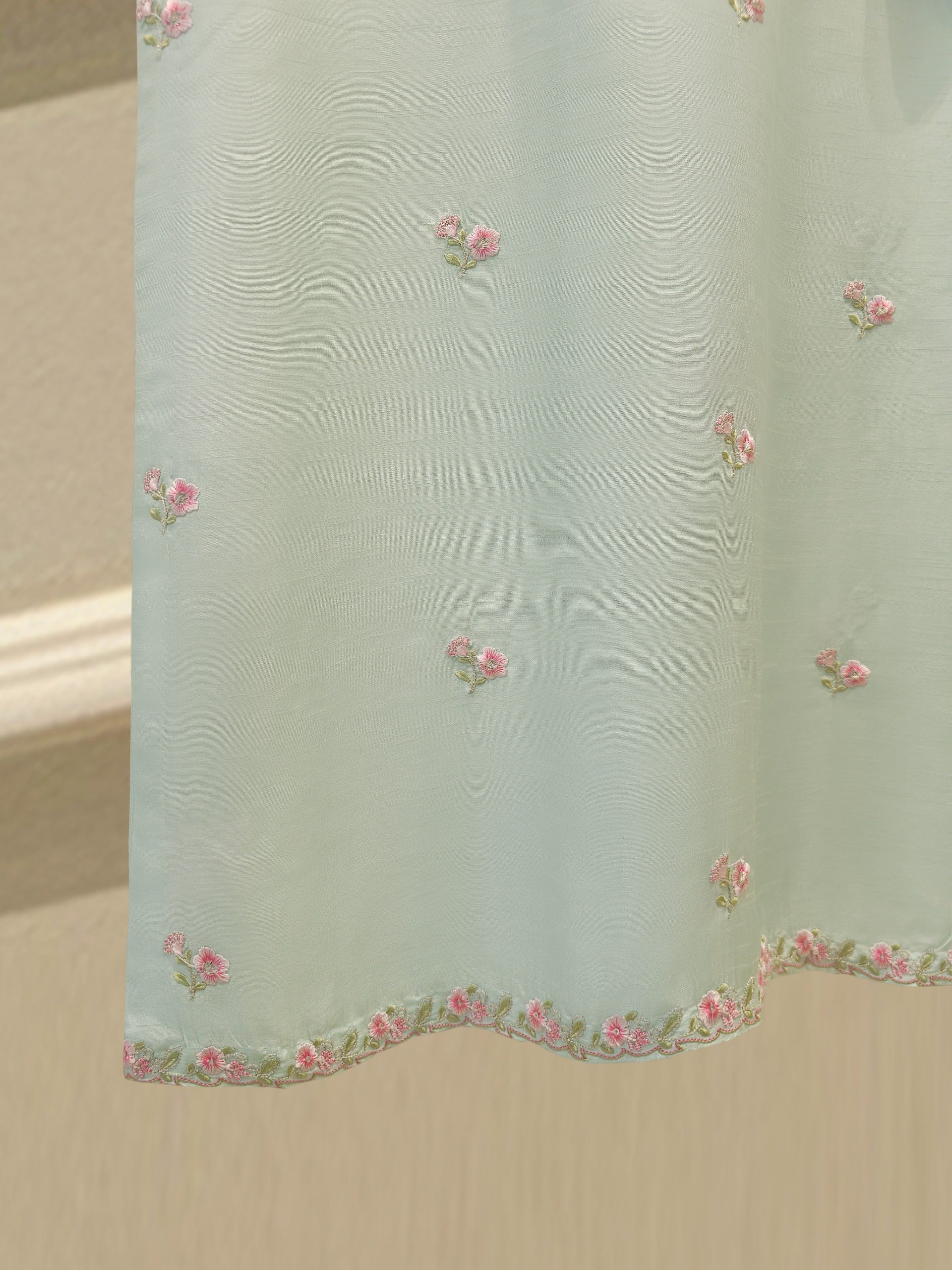 Agha Noor Stitched 3 Piece Pure Korean Silk S111923 J(92) - Image 7