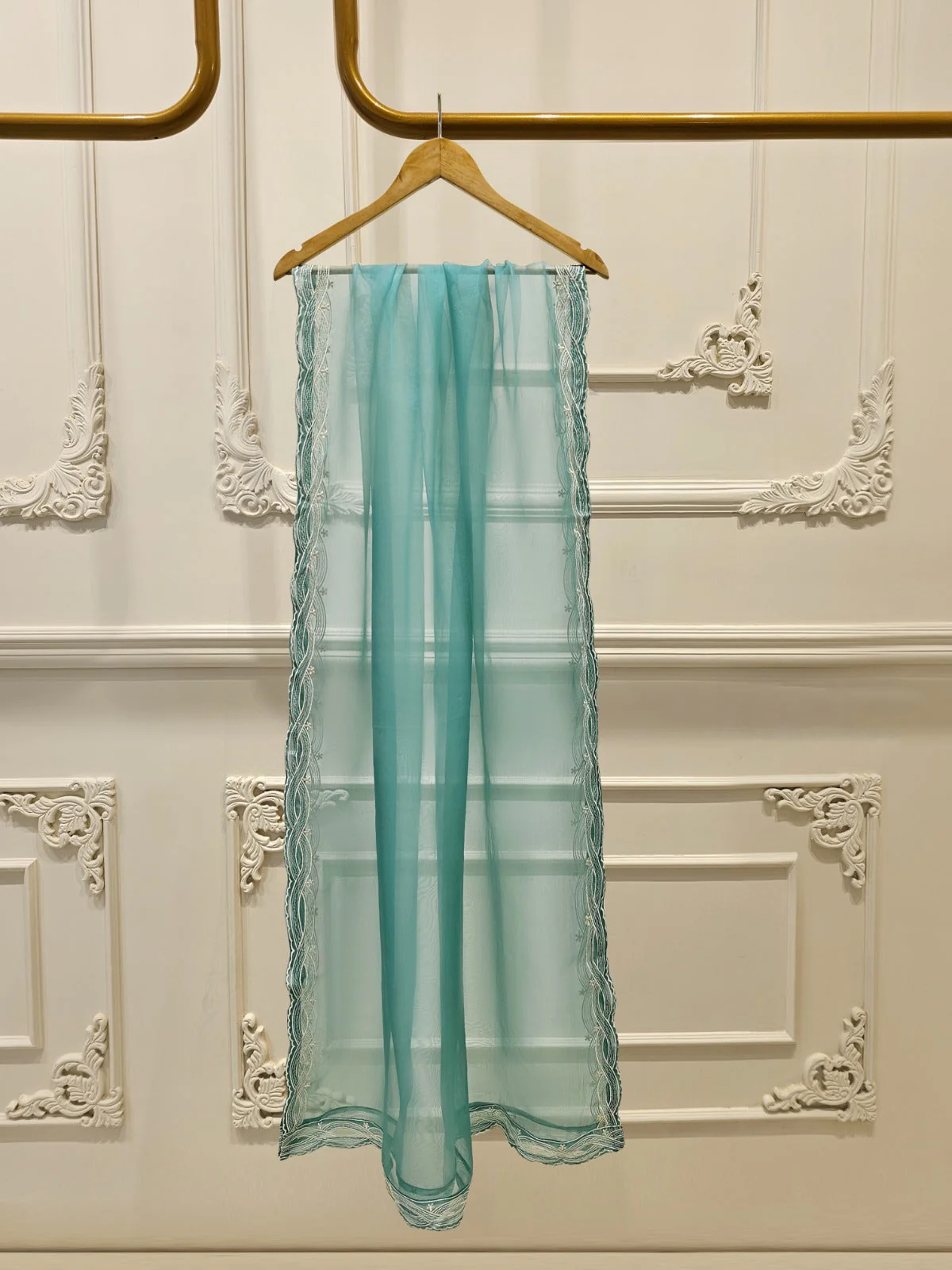 Agha Noor Stitched 3 Piece Pure Organza S111651 J(93) - Image 7