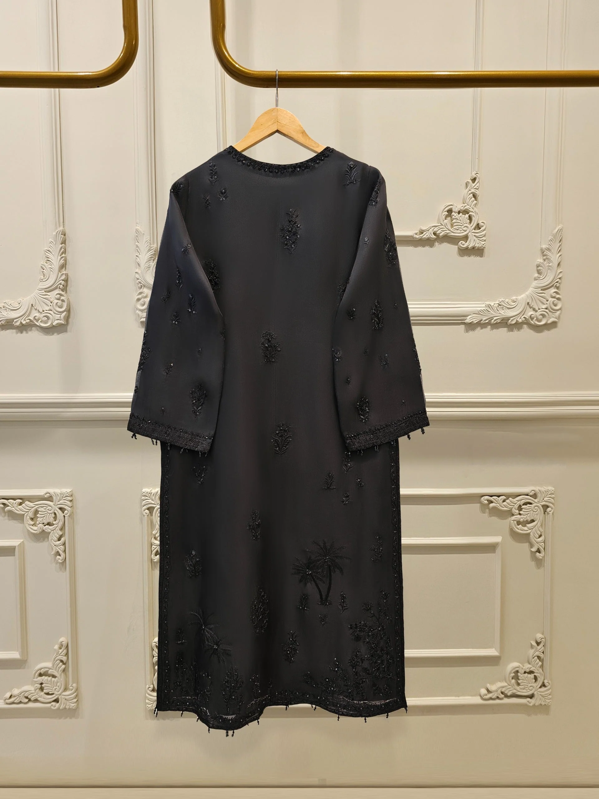 Agha Noor Stitched 3 Piece Pure Organza S111666 J(98) - Image 3