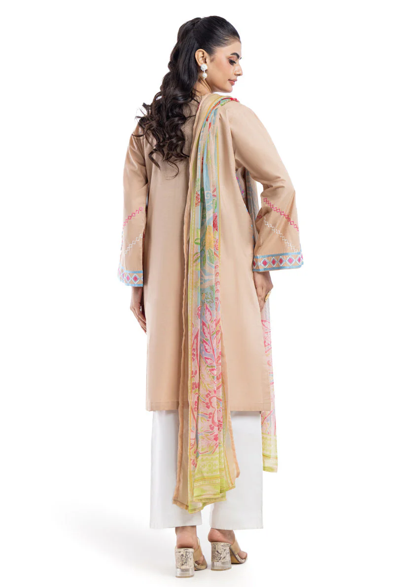 Beige-Dyed Slub-2 Piece (WPSDSSW25S1J3)  (Y-138) - Image 2