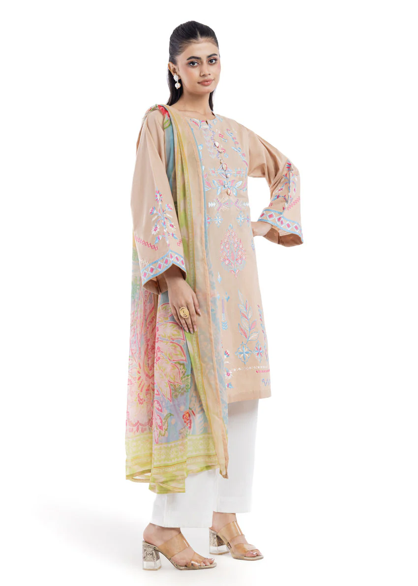 Beige-Dyed Slub-2 Piece (WPSDSSW25S1J3)  (Y-138) - Image 4