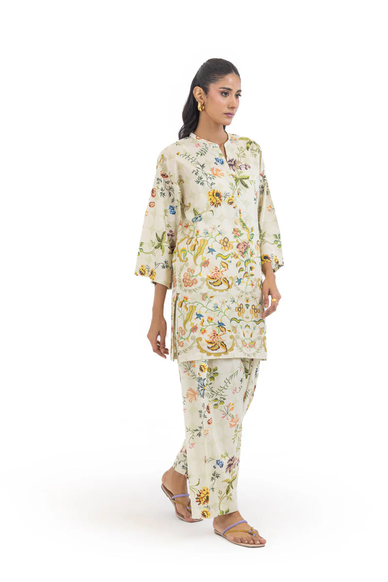 Beige-Lawn-2 Piece (WP2PPBS26HR2M35) Y-135 - Image 3