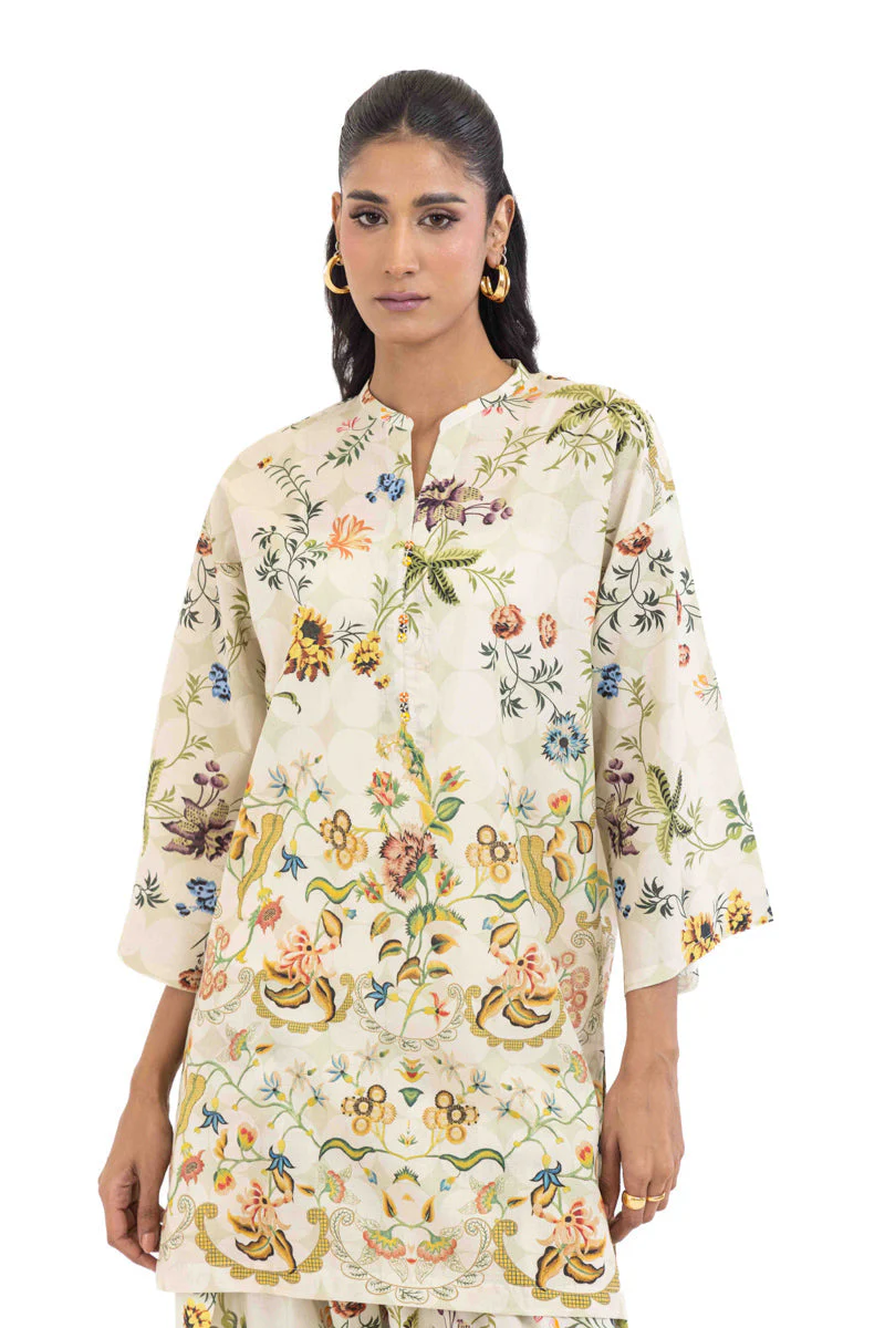 Beige-Lawn-2 Piece (WP2PPBS26HR2M35) Y-135 - Image 4