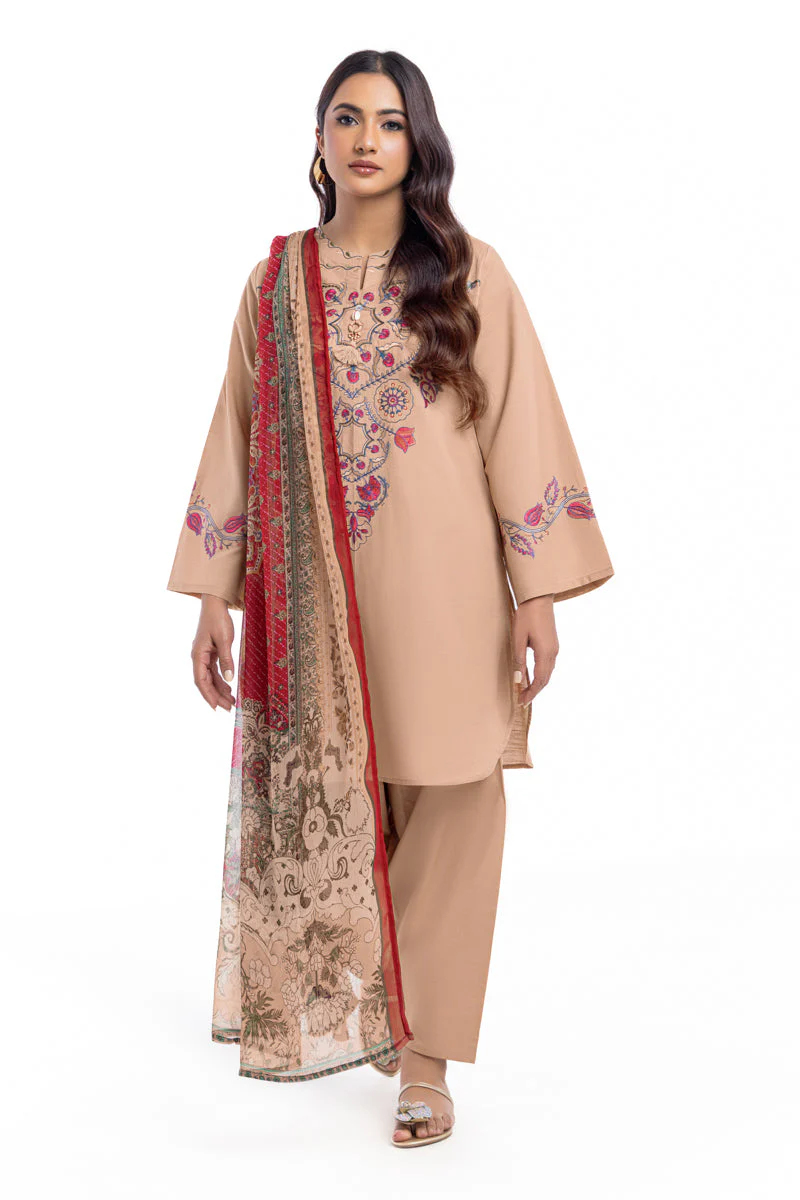 Beige-Slub-3 Piece (WP3PSBW25B1J16) (Y-138) (Y-135, 136 131) J(116) y (122) - Image 2