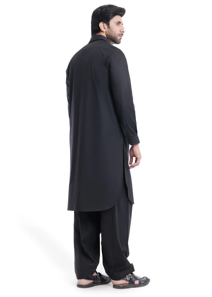 Black-Cotton-Shalwar Suit - (MPS25SSS2055) J(7) YB-52-51 -22 ( B-11) - Image 5