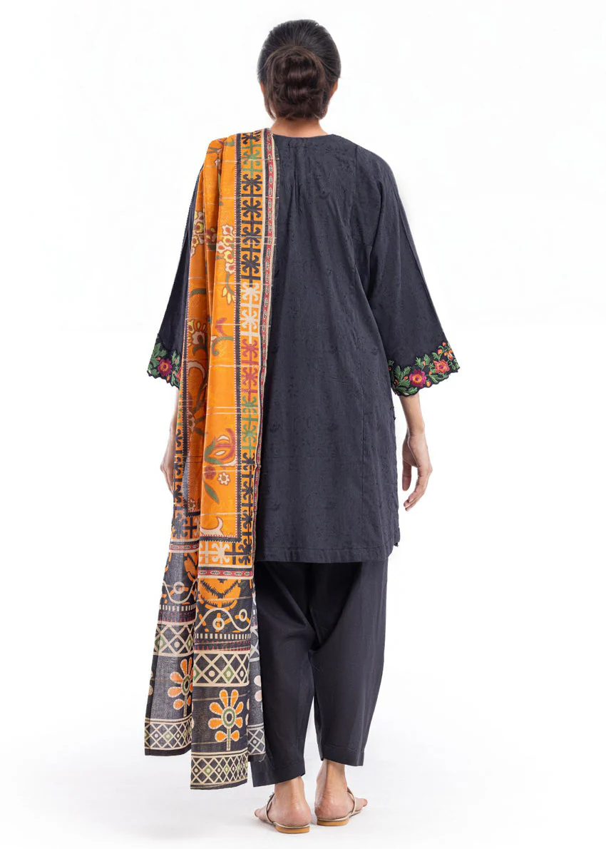 Black-Jacquard-3 Piece (WP3PSBW25B9O49) Y-128 y(123) - Image 2