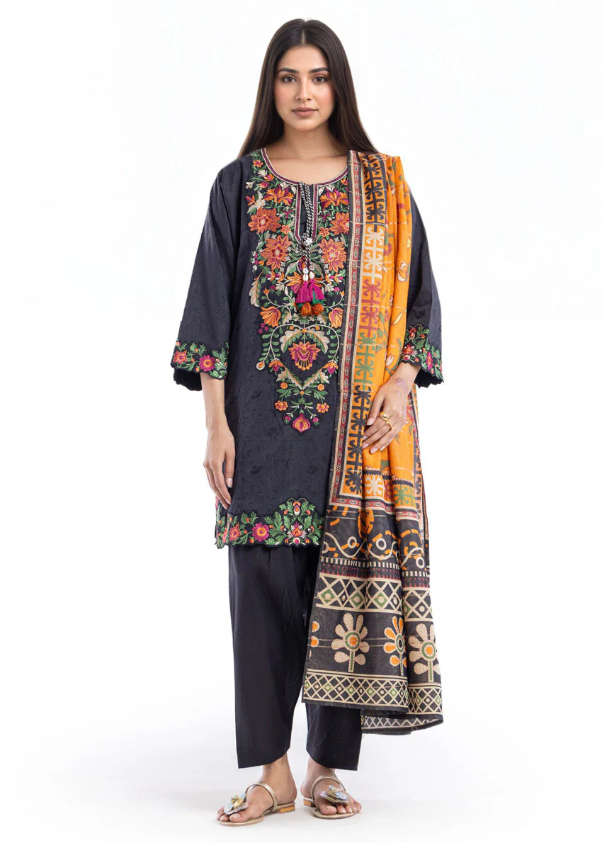 Black-Jacquard-3 Piece (WP3PSBW25B9O49) Y-128 y(123) - Image 4