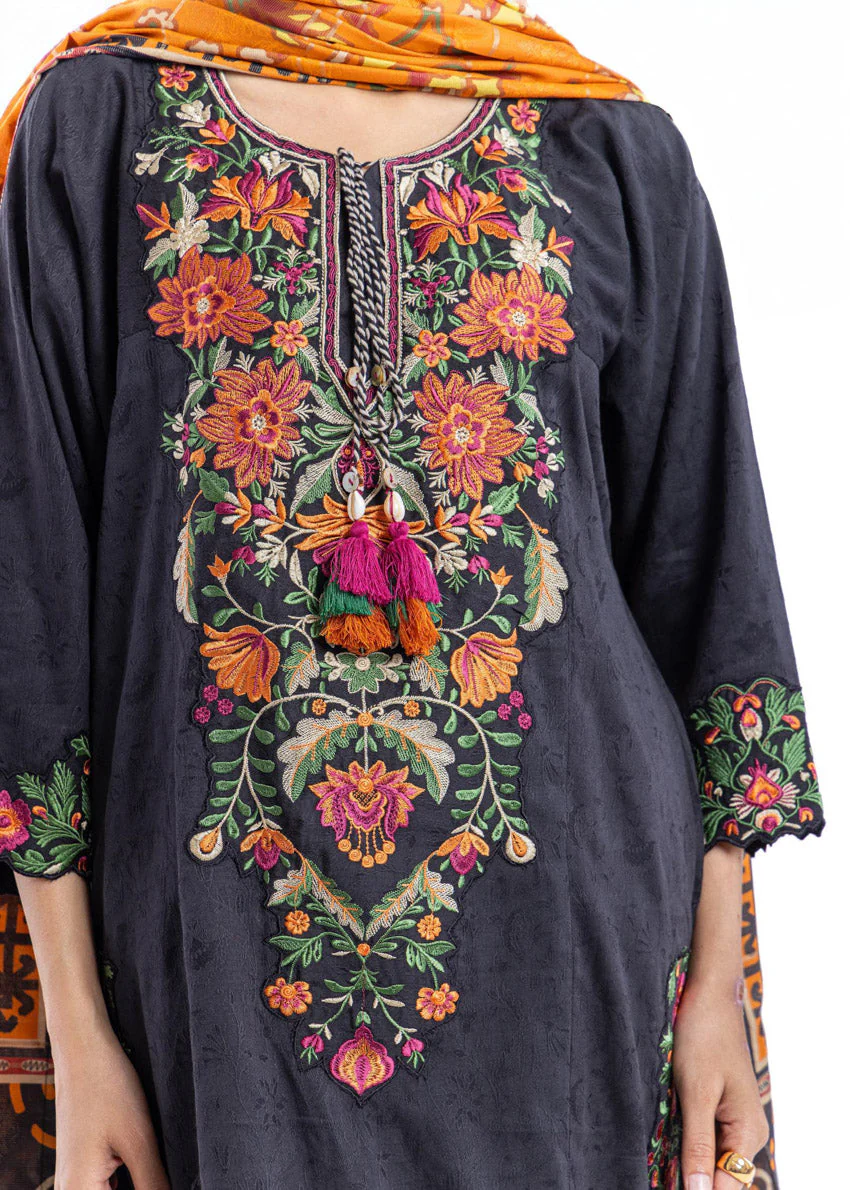 Black-Jacquard-3 Piece (WP3PSBW25B9O49) Y-128 y(123) - Image 5