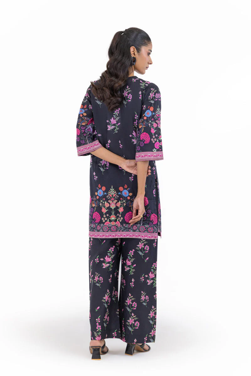Black-Slub-Lawn-2 Piece (WP2PPBS26HR1F24) Y-125 - Image 2
