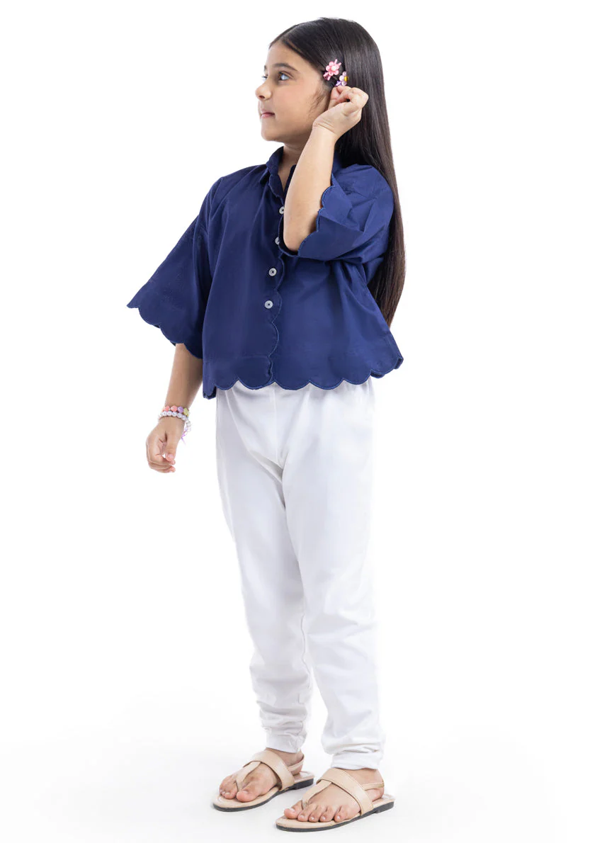 Blue-Cambric-1 Piece (GP1PSBW25BG11D21) J(156) - Image 4