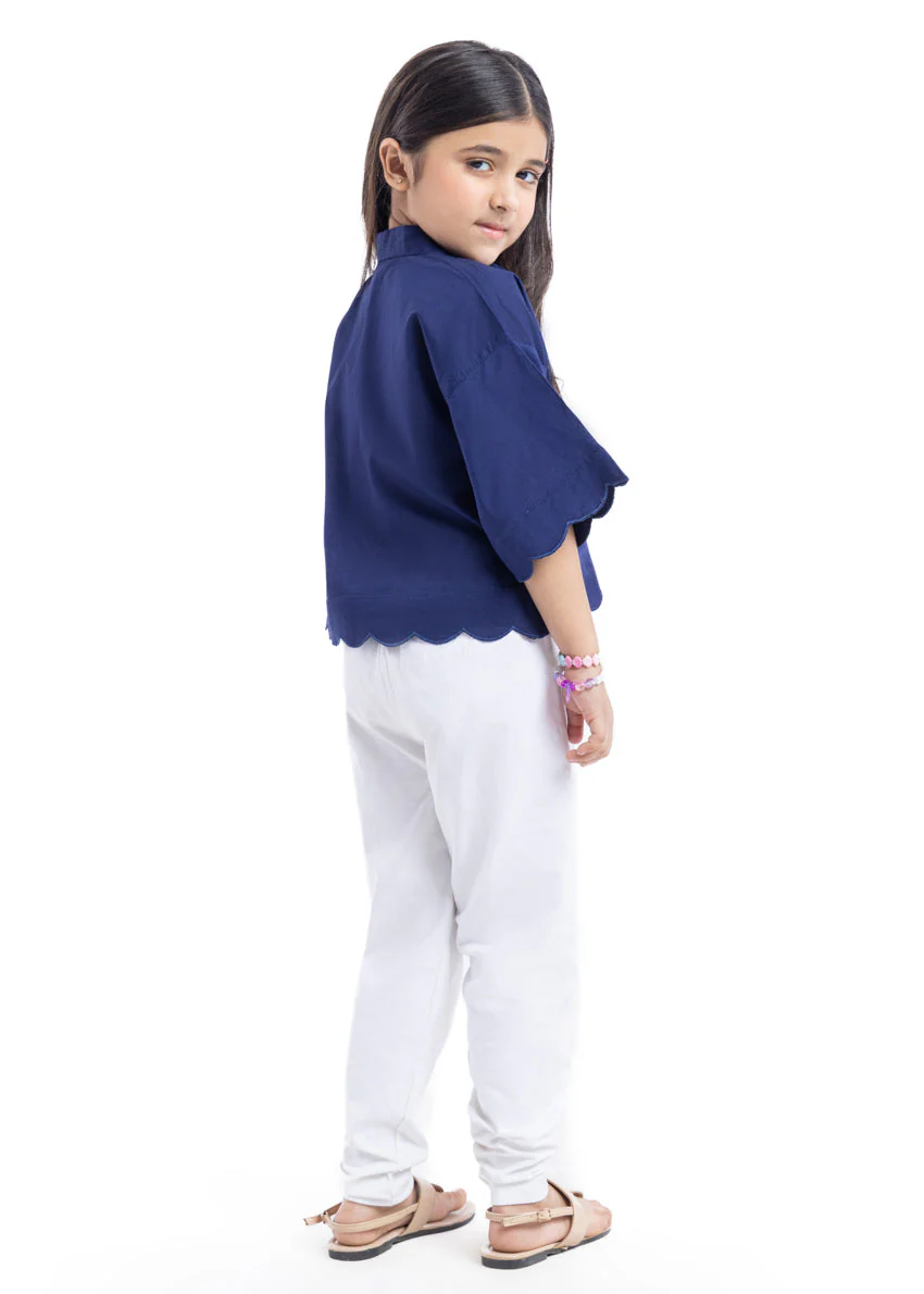 Blue-Cambric-1 Piece (GP1PSBW25BG11D21) J(156) - Image 5