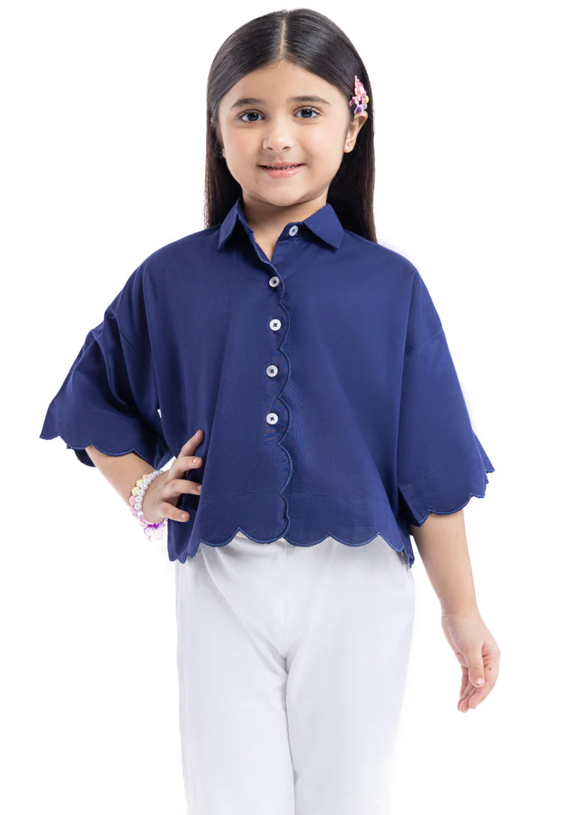 Blue-Cambric-1 Piece (GP1PSBW25BG11D21) J(156) - Image 6