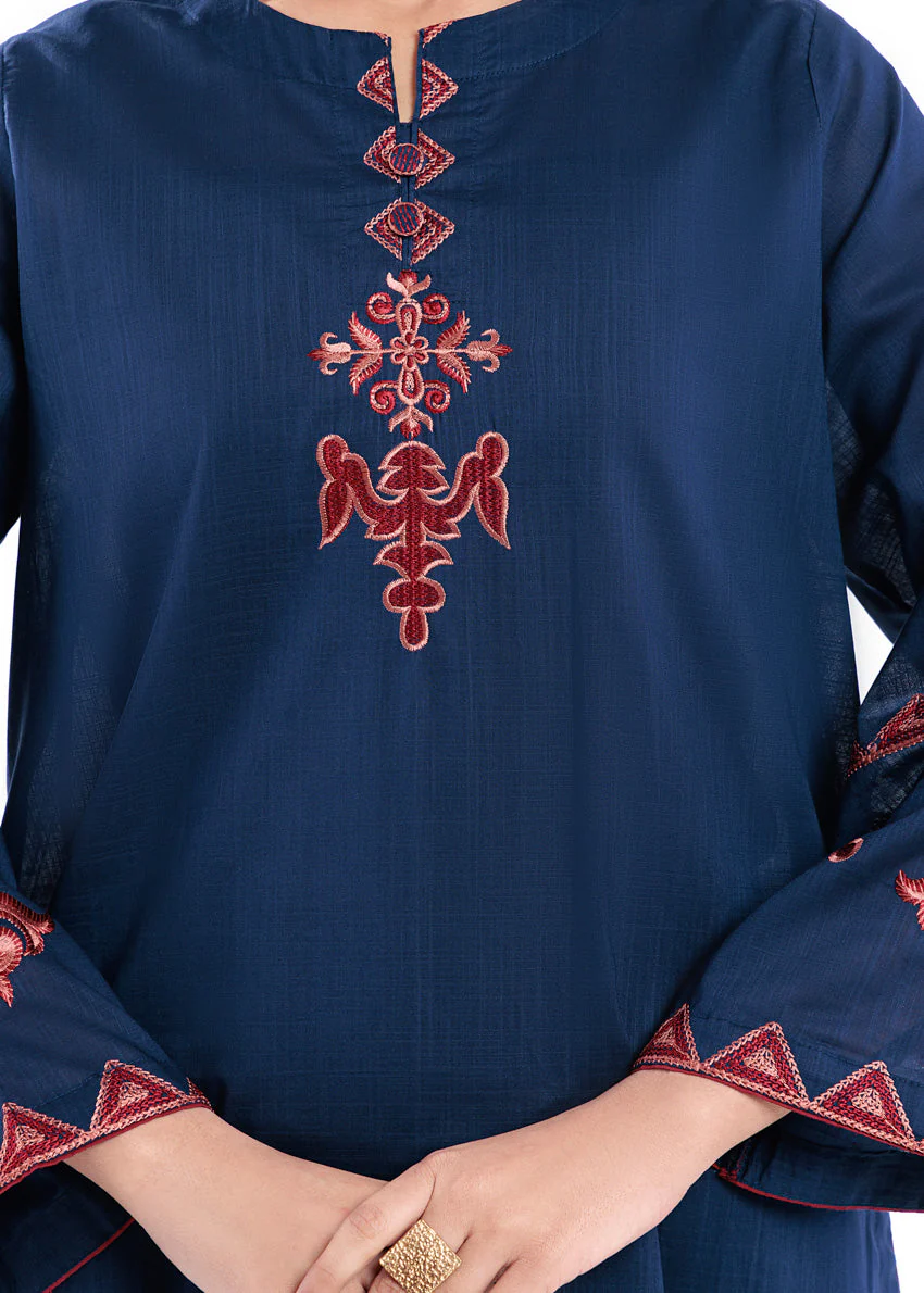 Blue-Dyed-Slub-2 Piece (WPSTSBW25B9O40)  (Y-123) - Image 5