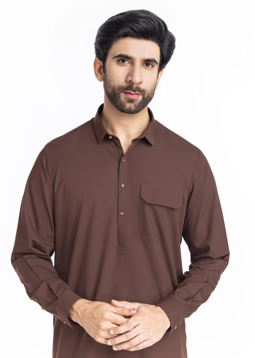 Brown-Blended-Shalwar Suit - (MP2PSBW25BM9O5) JM(39) YB-13 - Image 5