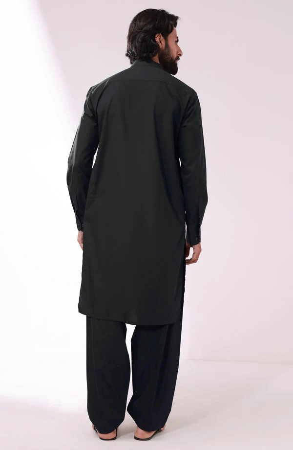 Cambridge Men Band Collar Shalwar Kameez AKPB2402 (Y-8)J(40) - Image 4
