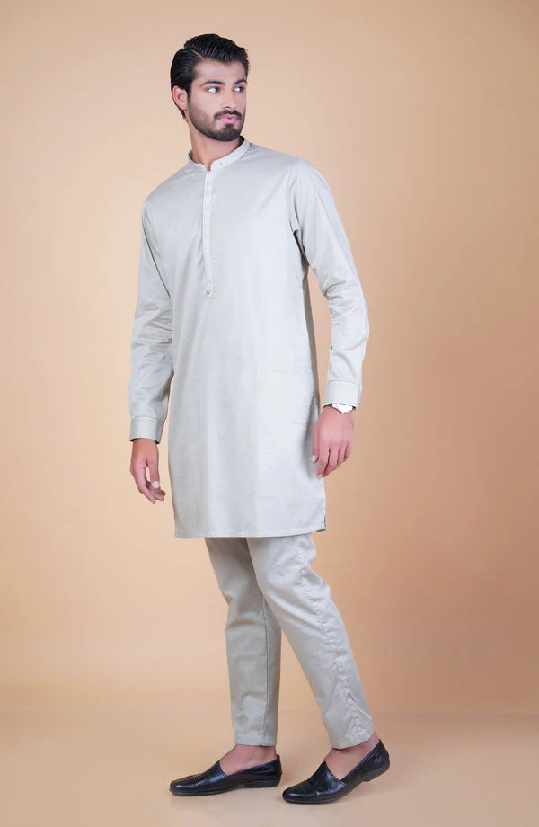 Cambridge Men Fancy Kurta Pajama Suit AKS2408 (Y-17) - Image 4