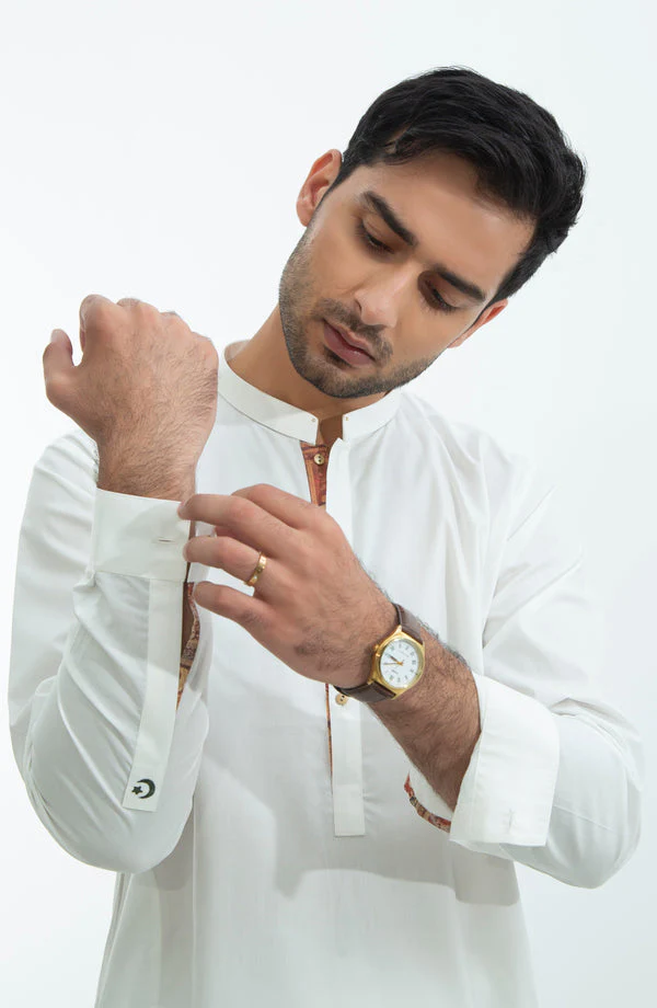 Cambridge Men Shalwar Suit AKS2558 (Y-14) J(28) - Image 2