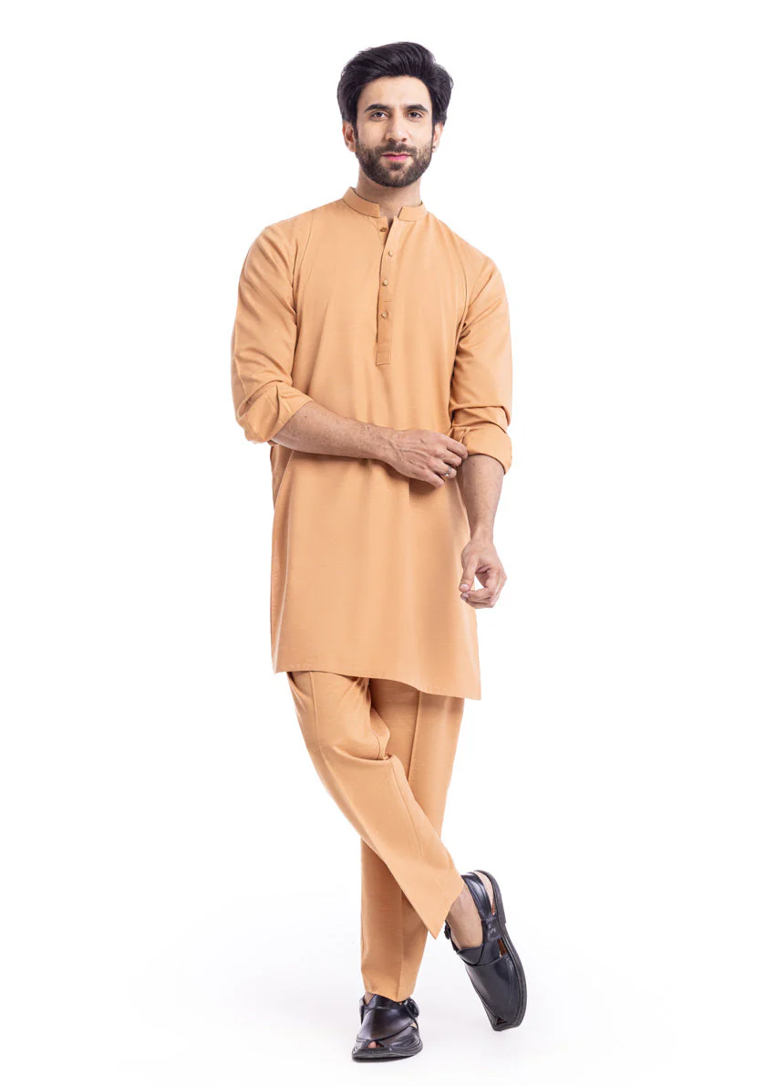 Camel-Blended-Kurta Trouser - (MP2PBBW25BM11D16) JM(2)YB-1 - Image 3