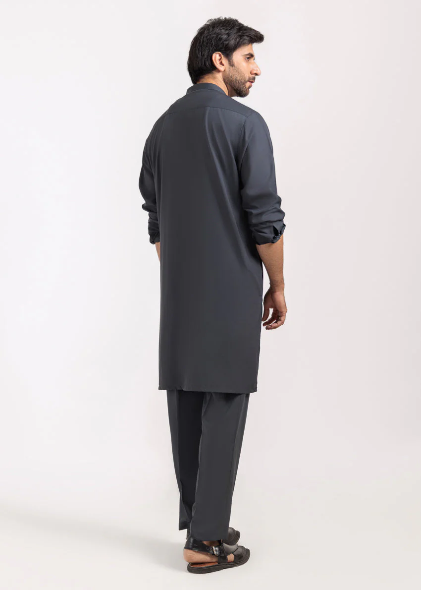 Charcoal-Blended-Kurta Trouser - (M25KPS2007) Y-F-3J(47) - Image 2