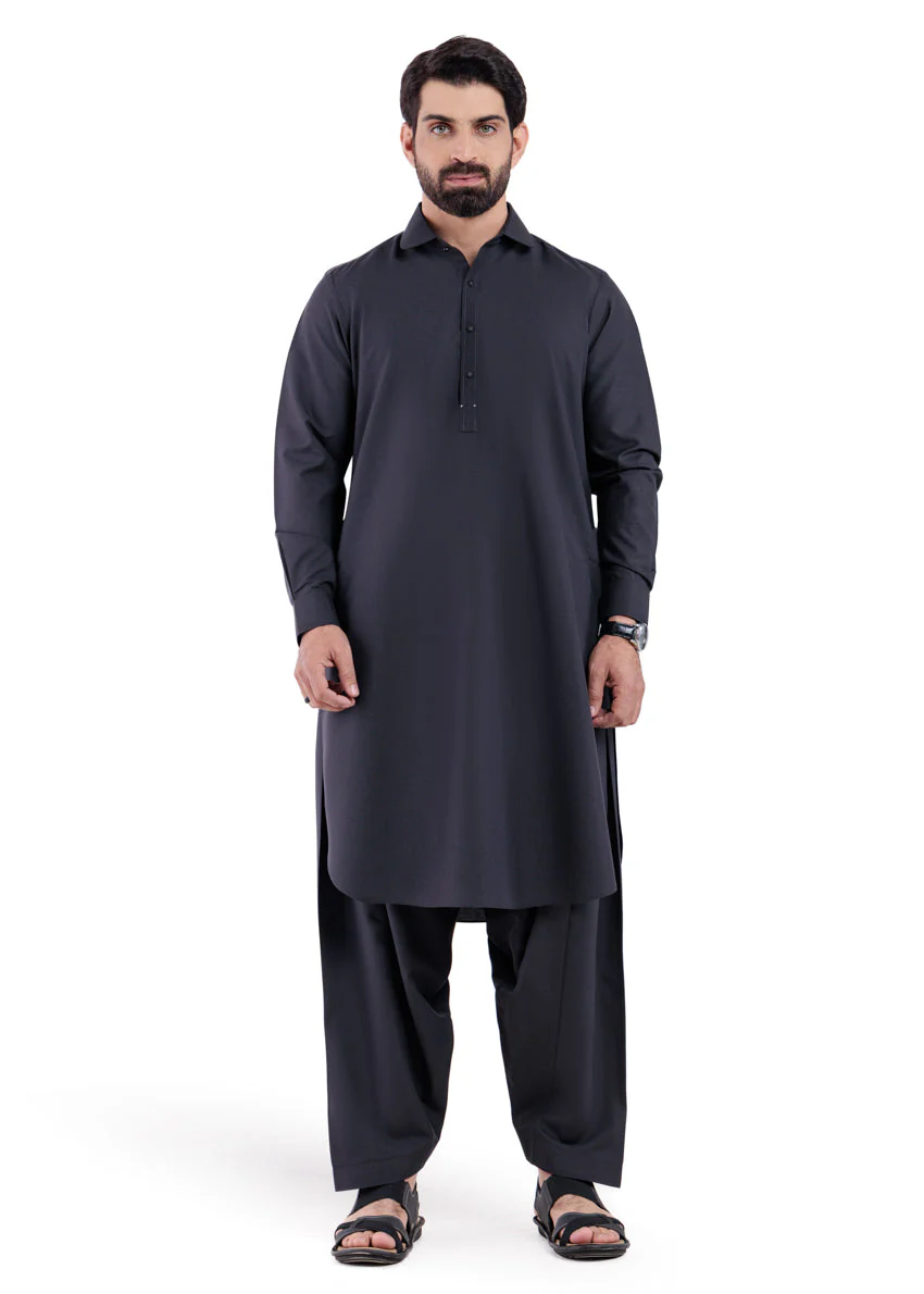 Charcoal-Blended-Shalwar Suit - (MP2PSBW25BM11D1) J(60) YB-25