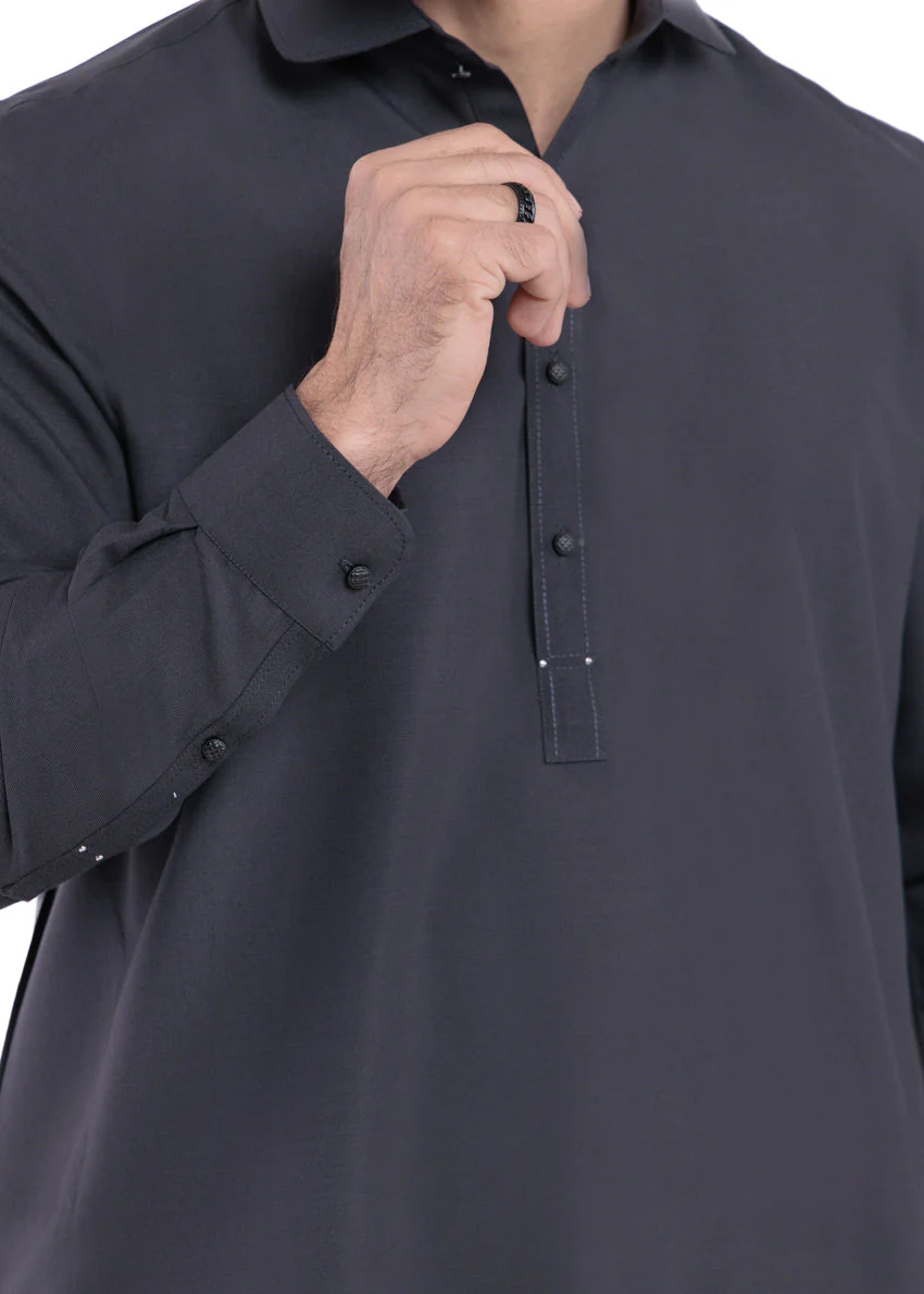 Charcoal-Blended-Shalwar Suit - (MP2PSBW25BM11D1) J(60) YB-25 - Image 6