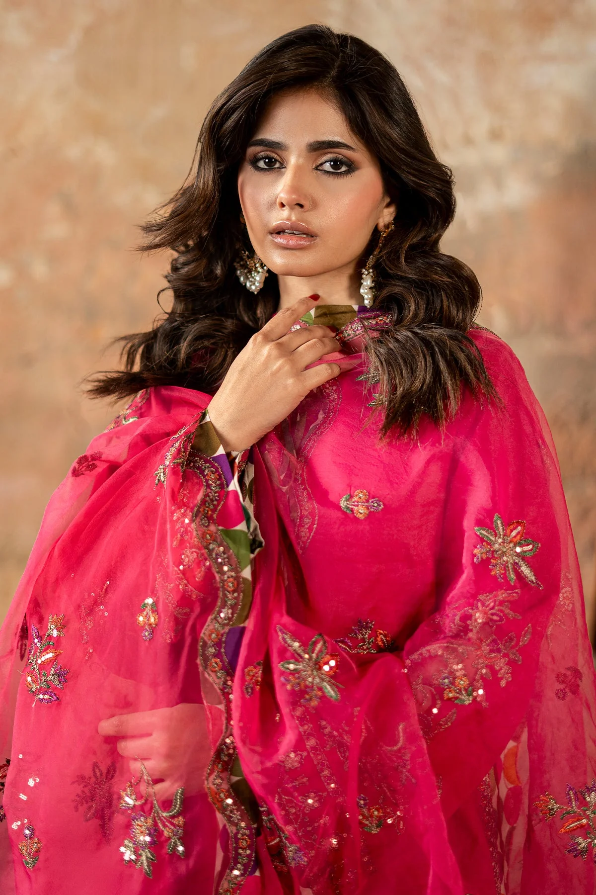 Raw Silk Festive 3 Piece CMA-6-138P - Image 4