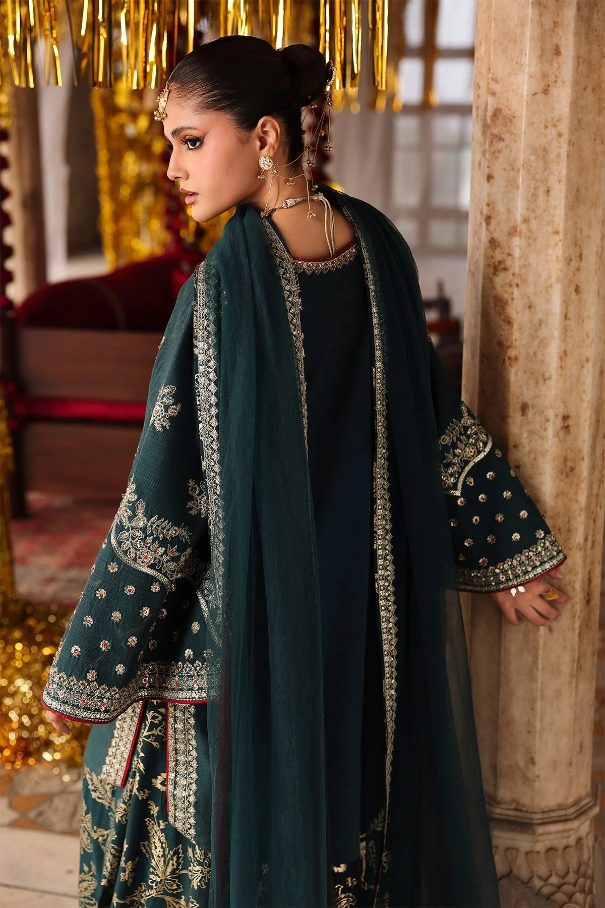 Raw Silk Festive 3 Piece CMA-6-207 - Image 4