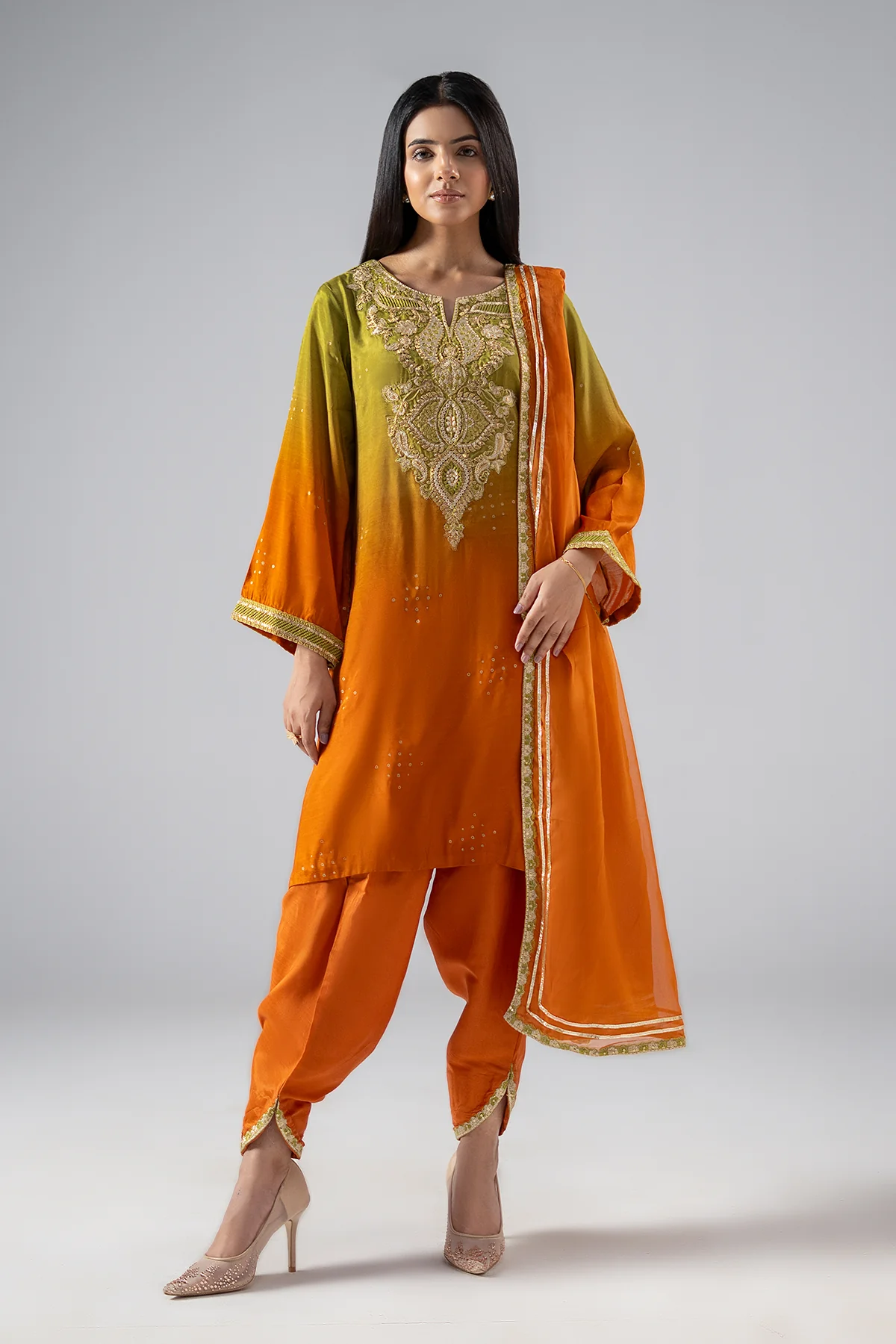 Raw Silk Festive 3 Piece CMA-6-264