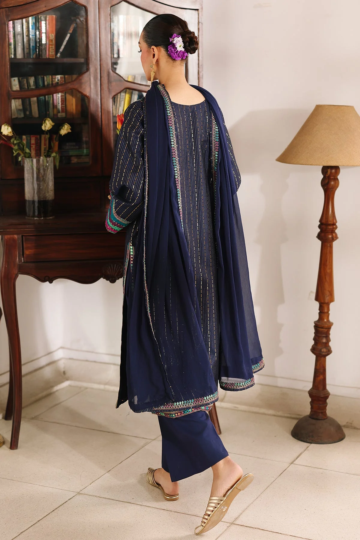 3-PC Embroidered Zarri Lawn CMA-6-293 - Image 3