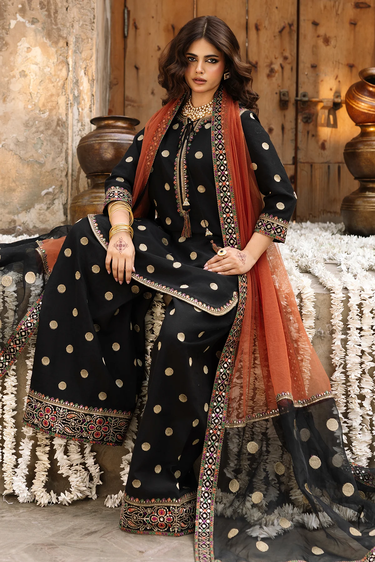 Raw Silk Festive 3 Piece CMA-6-357 - Image 2