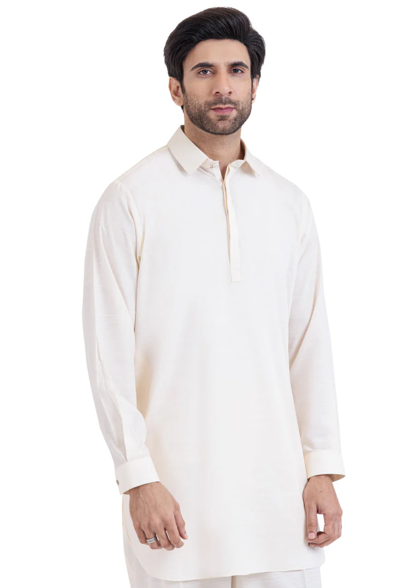 Cream-Blended-Kurta Trouser - (MP2PSBW25BM1J9) J(33) F-1-2 - Image 6