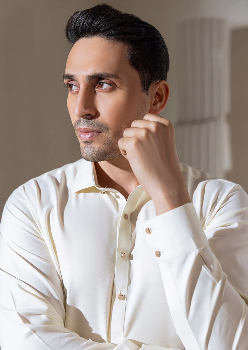 Cream-Blended-Shalwar Suit - (M25SSS2005) NJ (51) - Image 4