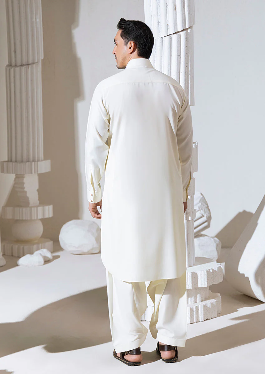Cream-Blended-Shalwar Suit - (M25SSS2005) NJ (51) - Image 5