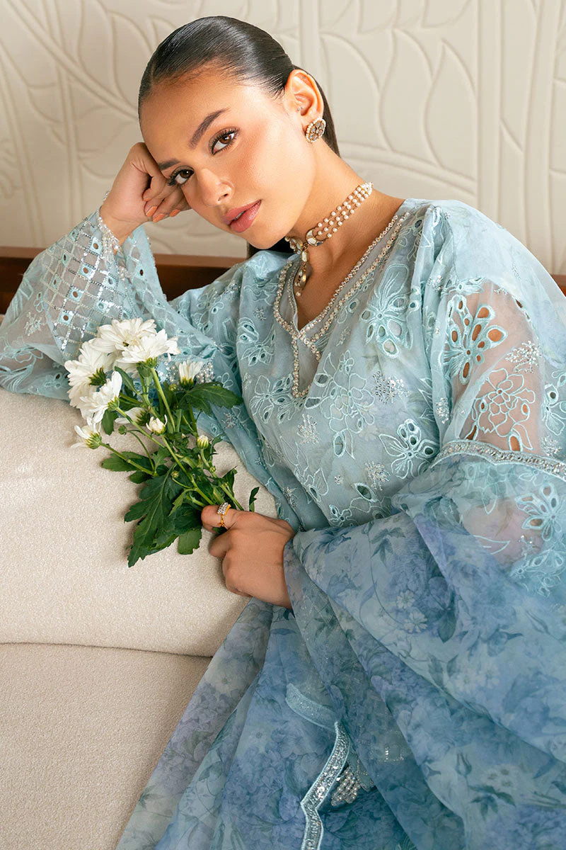 Cross Stitch Festive 3 Piece Blue Clair - Image 5