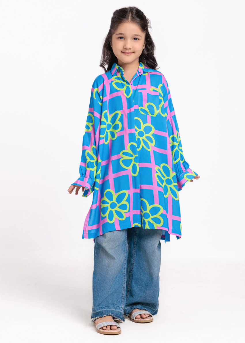 D-Blue-Viscose-1 Piece (GP1PPBS25BG7A19) J(158)