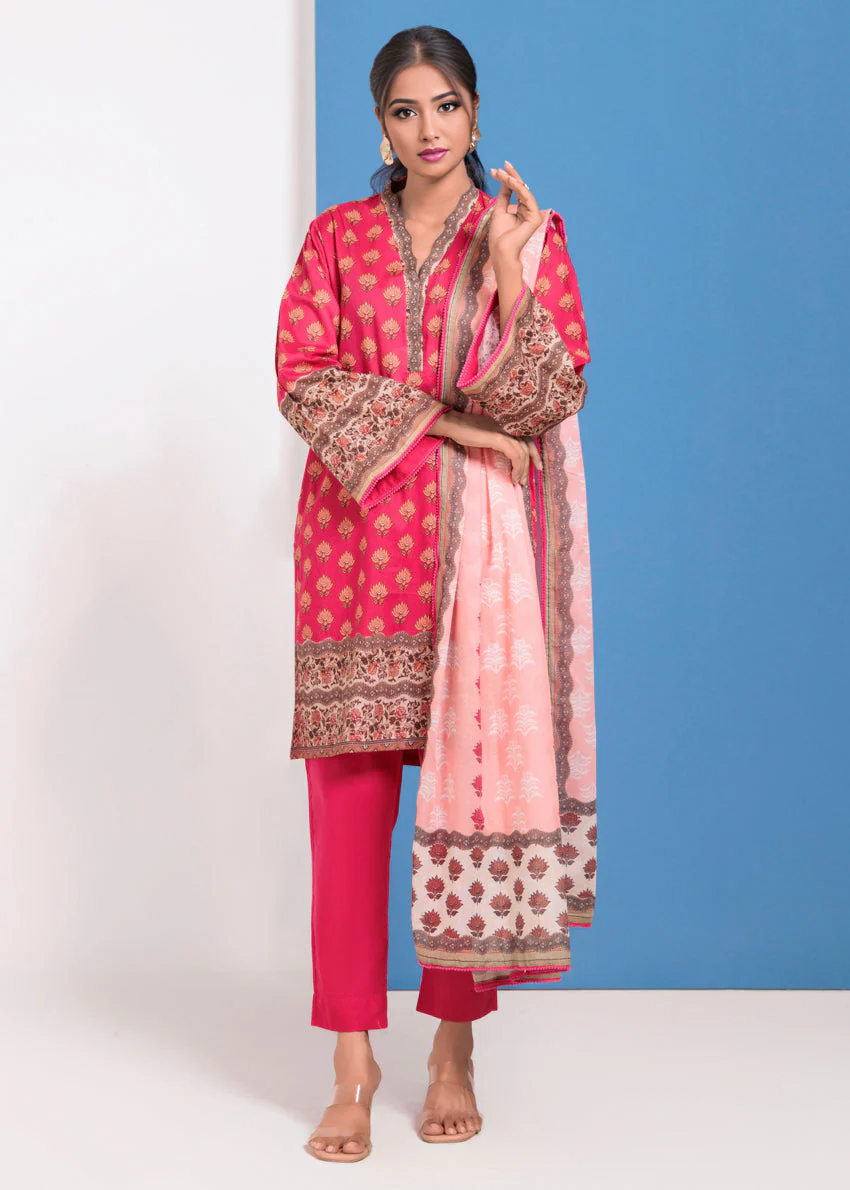 D-Pink-Lawn-2 Piece (WPS252P3098)(Y-170) J(FW13) y-118)