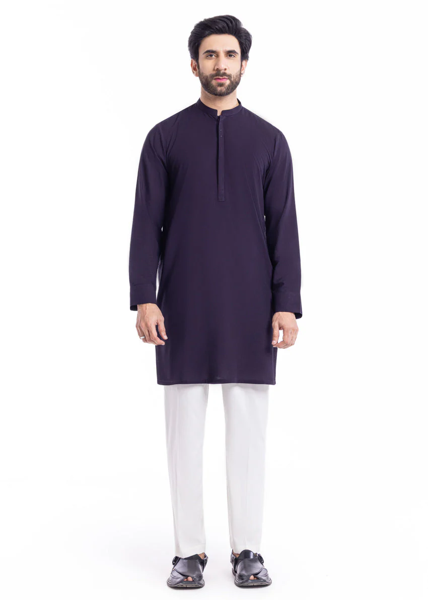 D-Purple-Blended-Kurta - (MP1PBW25BM11D1) J(42) f7