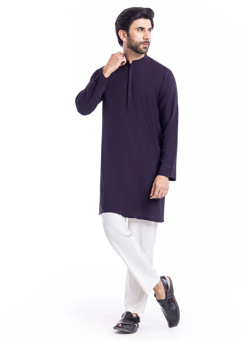 D-Purple-Blended-Kurta - (MP1PBW25BM11D1) J(42) f7 - Image 5