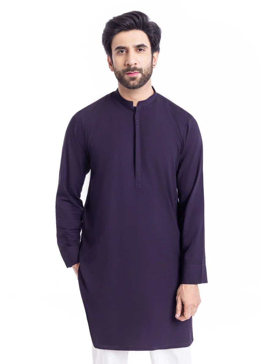 D-Purple-Blended-Kurta - (MP1PBW25BM11D1) J(42) f7 - Image 6
