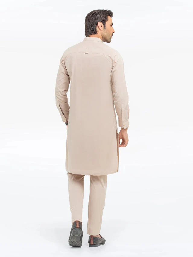 Edenrobe Men's Beige Kurta Pajama - EMTKPT5-054 Y-F-24 J(M1) - Image 5