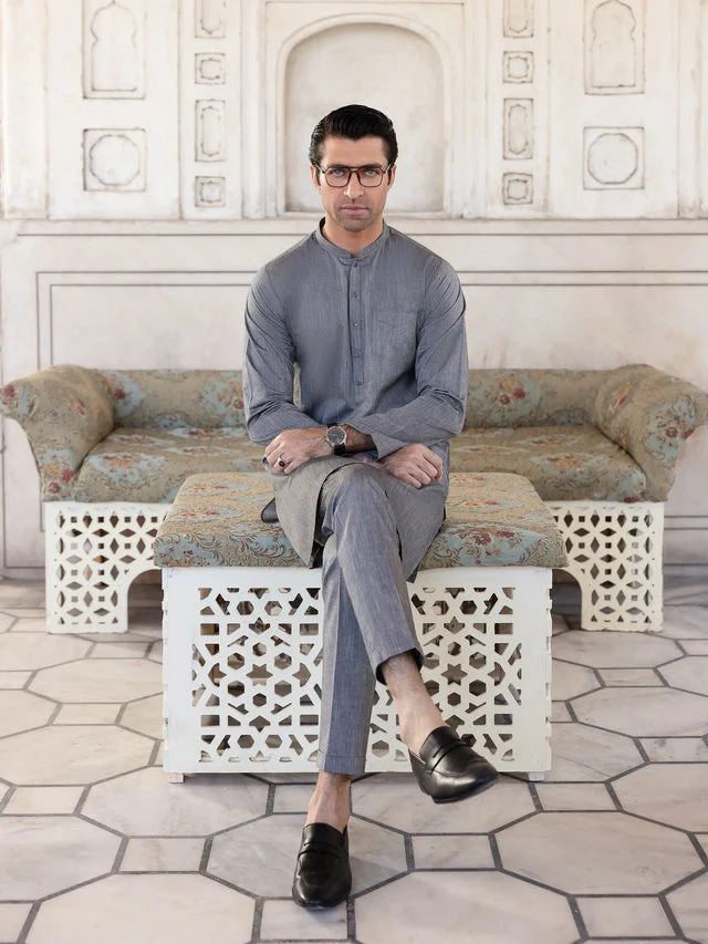 Edenrobe Men's Kurta Pajama - EMTKPT5-056 Y-F-26) - Image 2