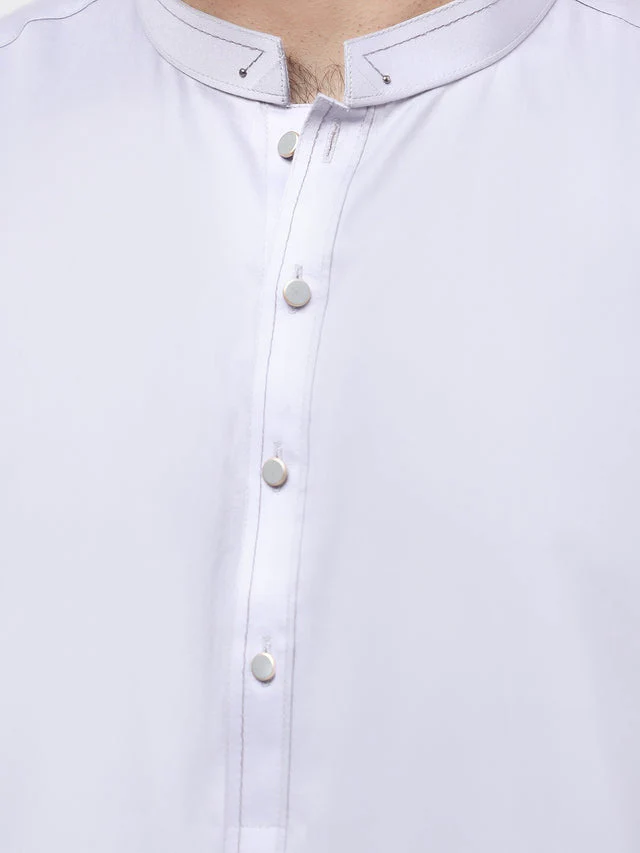 Edenrobe Men's Light Purple Swish Collection Plain - EMTSW23-99346 NYTop - Image 3
