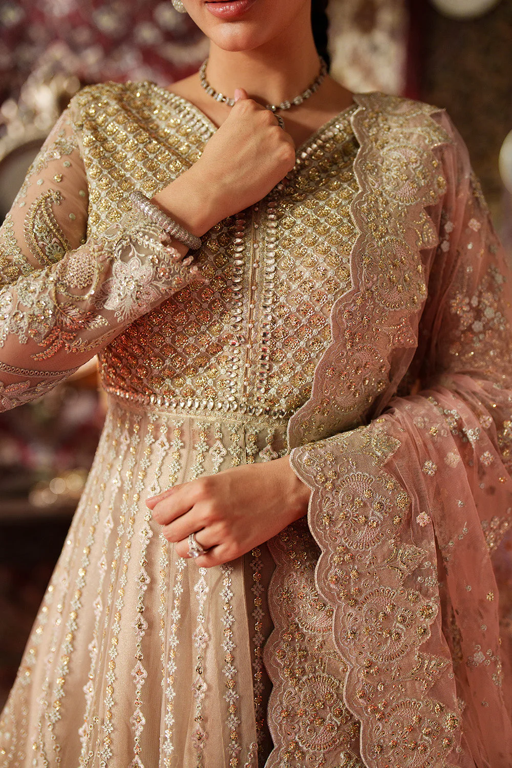 Festive Formal Stitched 3 Piece AZAL-MWS5643 - Image 3