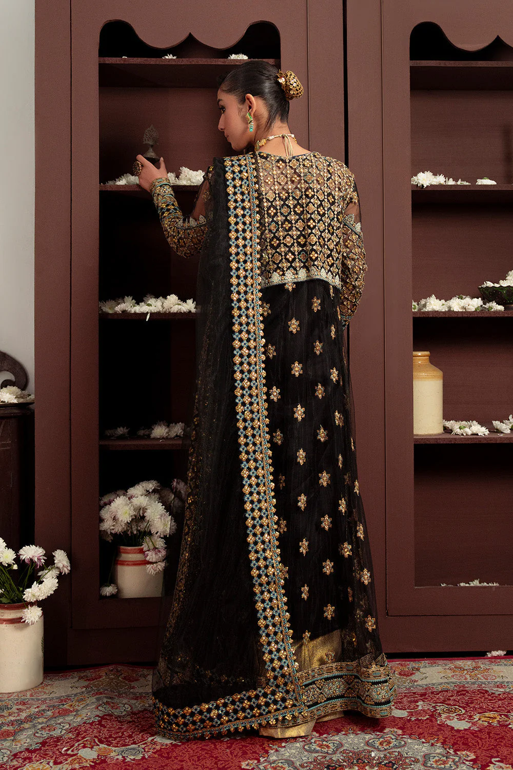 Festive Formal Stitched 3 Piece HAMSINI-MWS5923 J(19) - Image 5