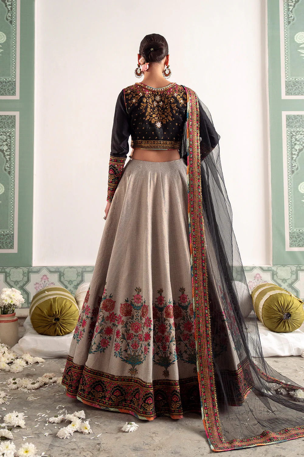 Festive Formal Stitched 3 Piece HARISMITA-MWS5929 - Image 5