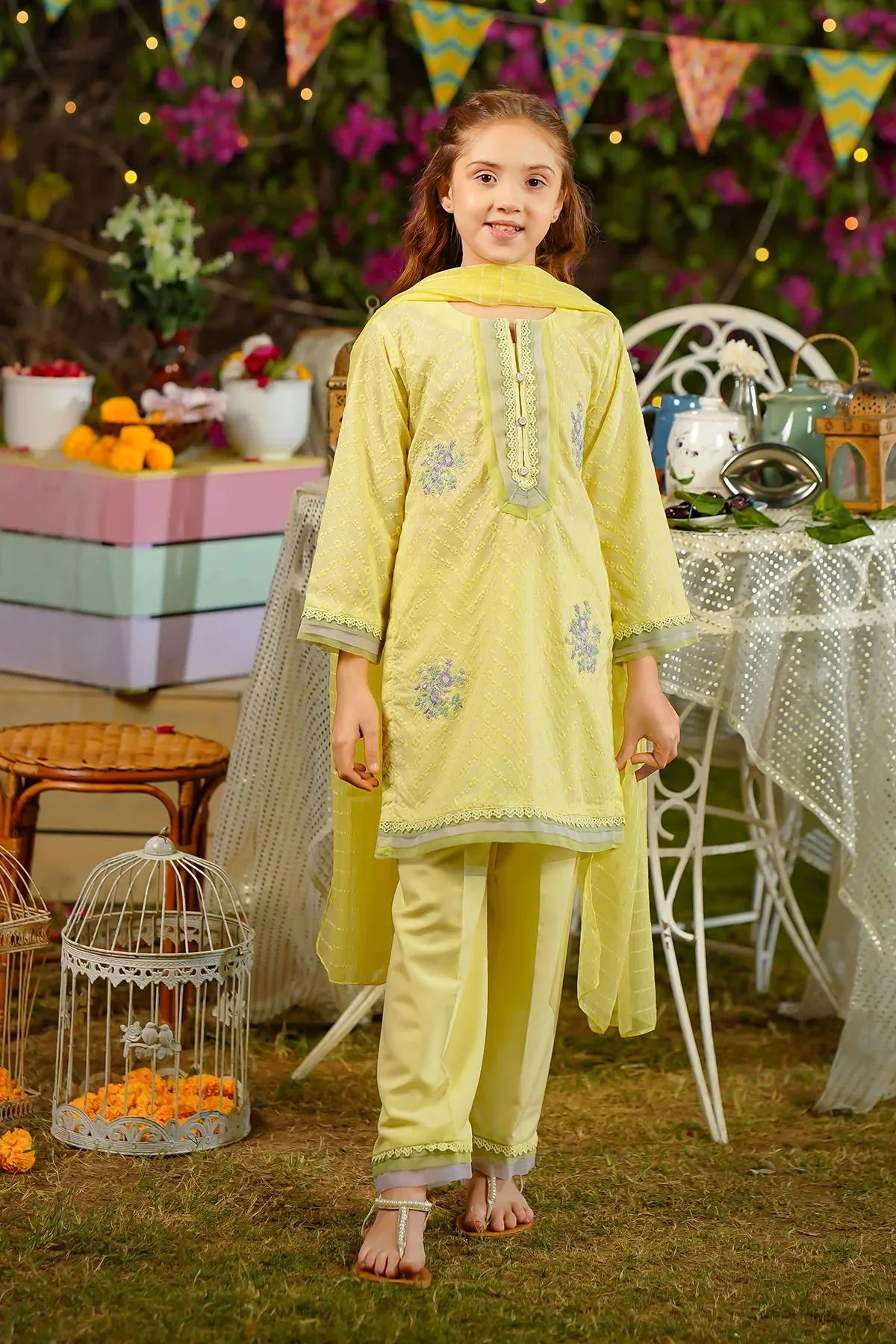 Girls Festive 3 Piece CK 05 J(153)