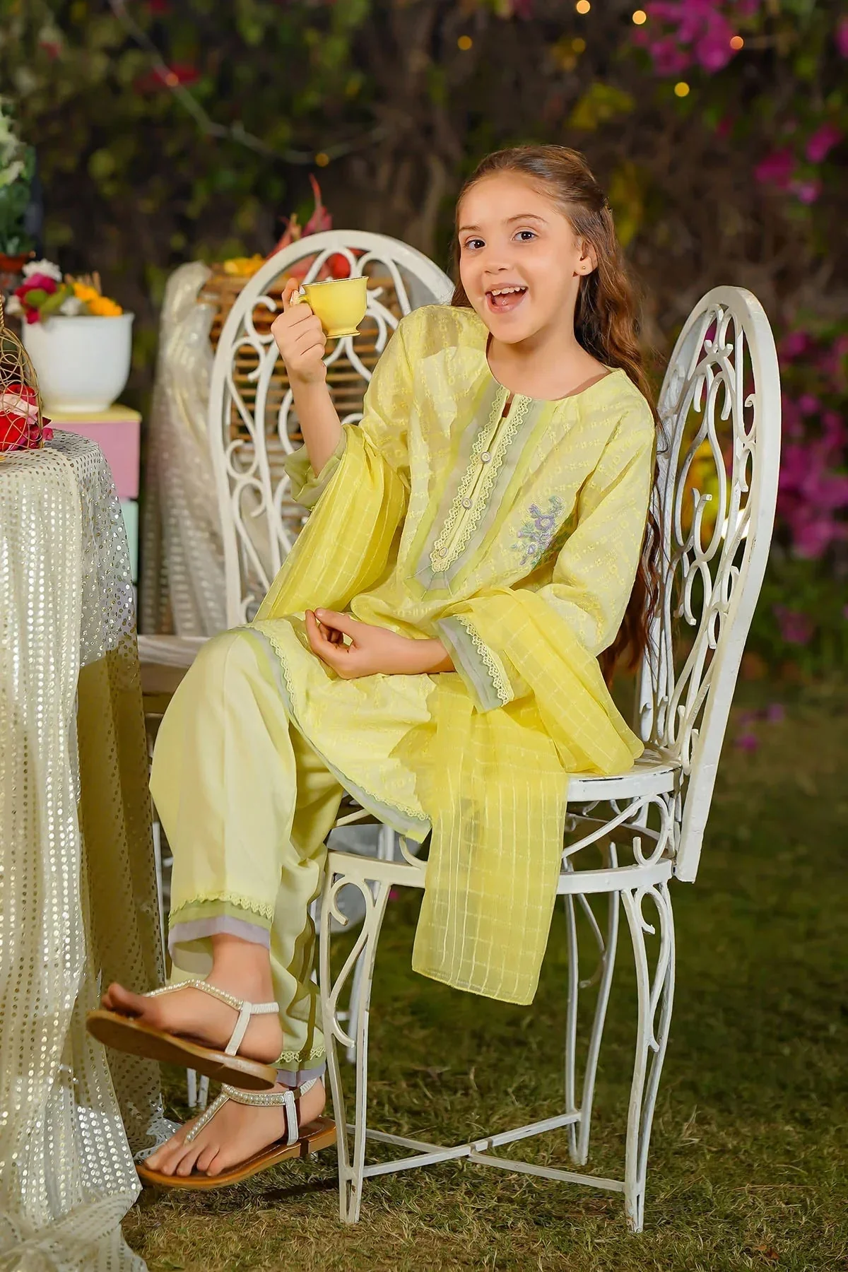 Girls Festive 3 Piece CK 05 J(153) - Image 4