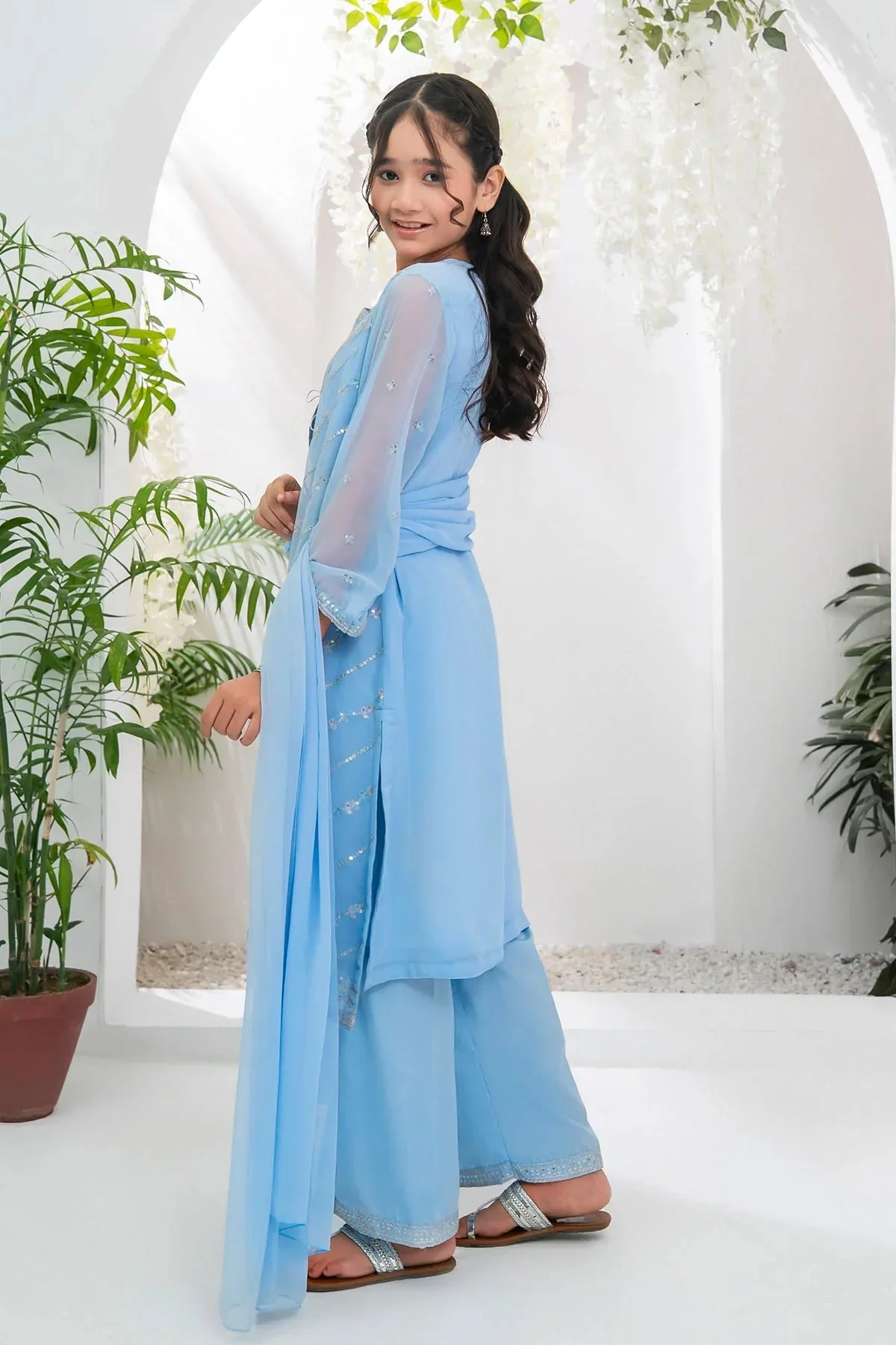 Girls Festive 3 Piece EM 61 J(152&153) - Image 3